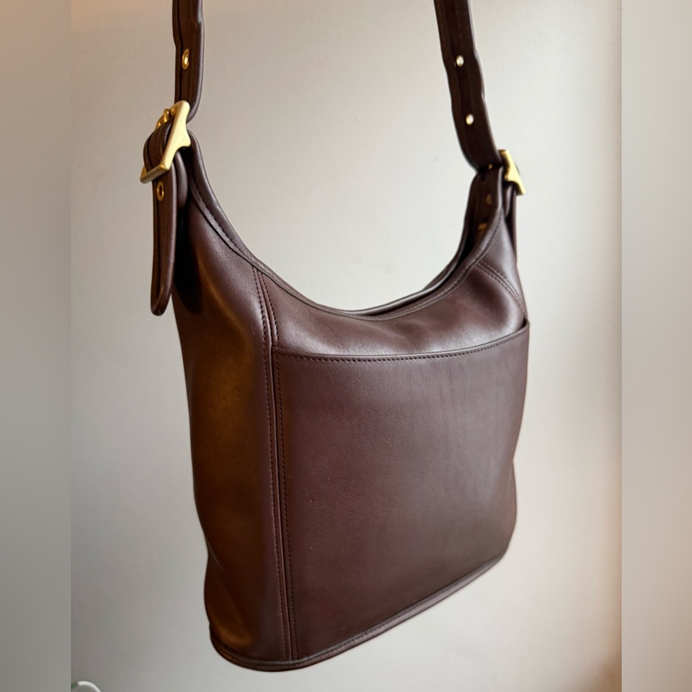 Vintage Coach Slim Duffle Medium 9816 Mahogany | 1999 USA - Picture 11 of 14
